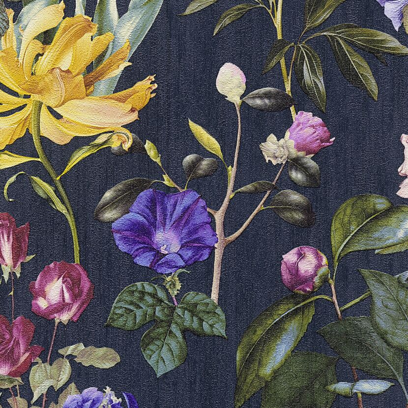 Vliestapete 'SG Modern' Floral bunt 10,05 x 0,53 m