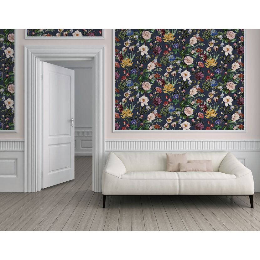 Vliestapete 'SG Modern' Floral bunt 10,05 x 0,53 m