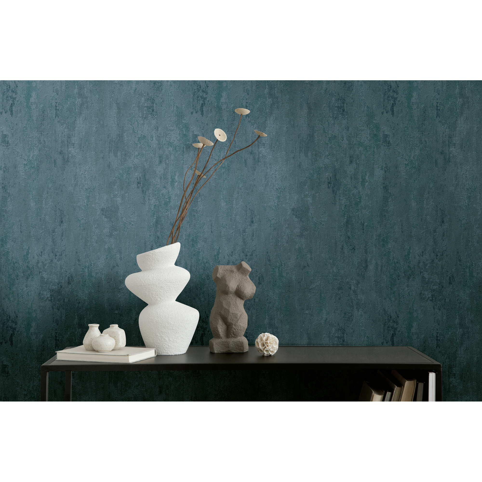 Vliestapete 'Trendwalls 2' Beton blau 10,05 x 0,53 m