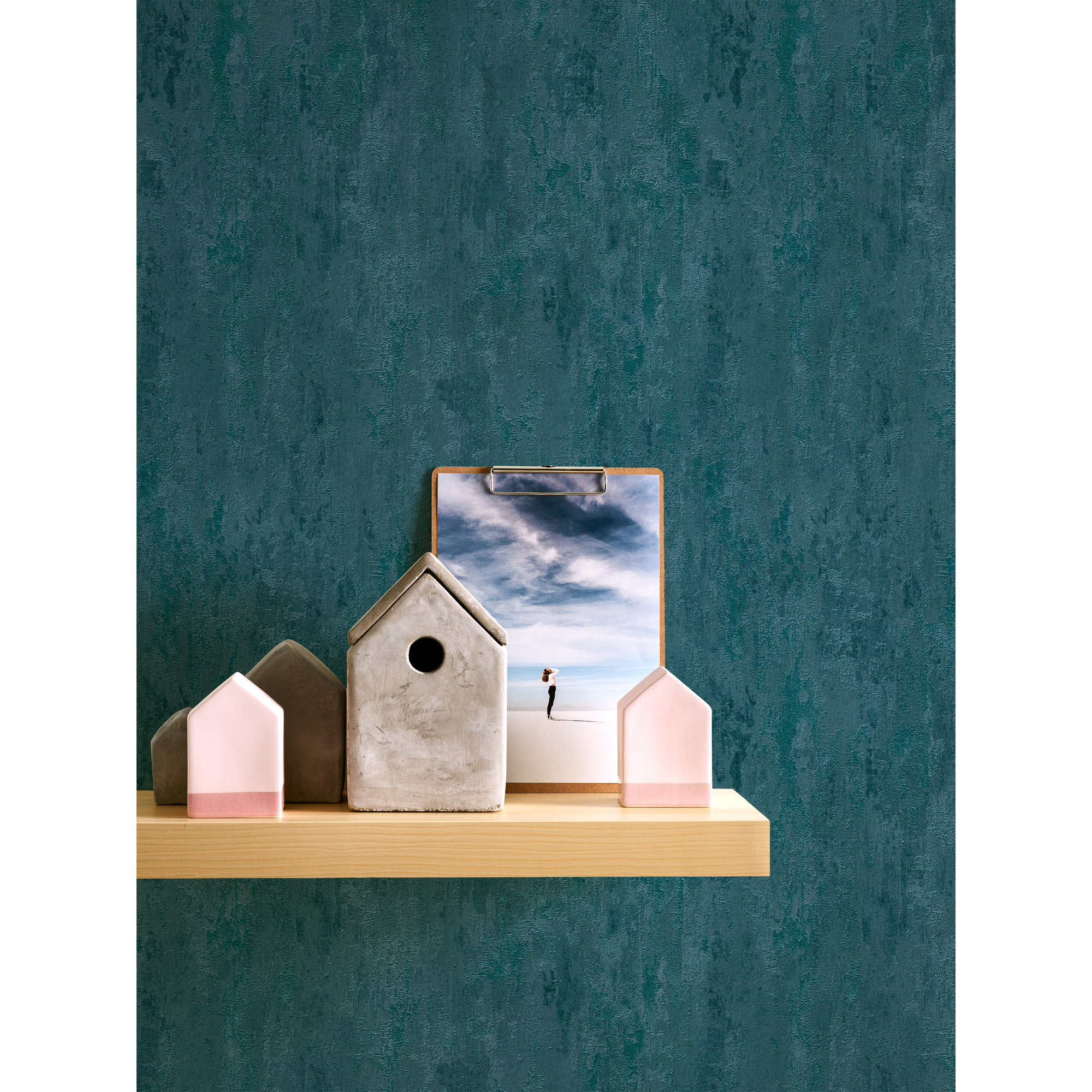 Vliestapete 'Trendwalls 2' Beton blau 10,05 x 0,53 m