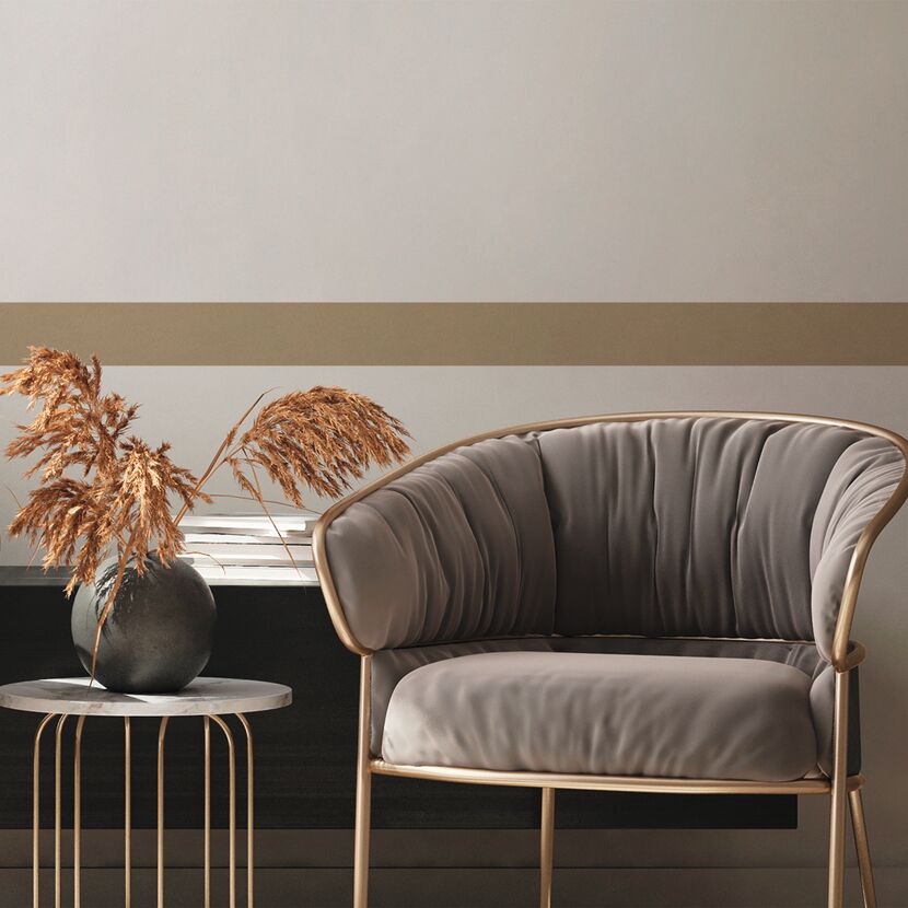 Bordüre 'Only Borders' gold 5 x 13 m selbstklebend