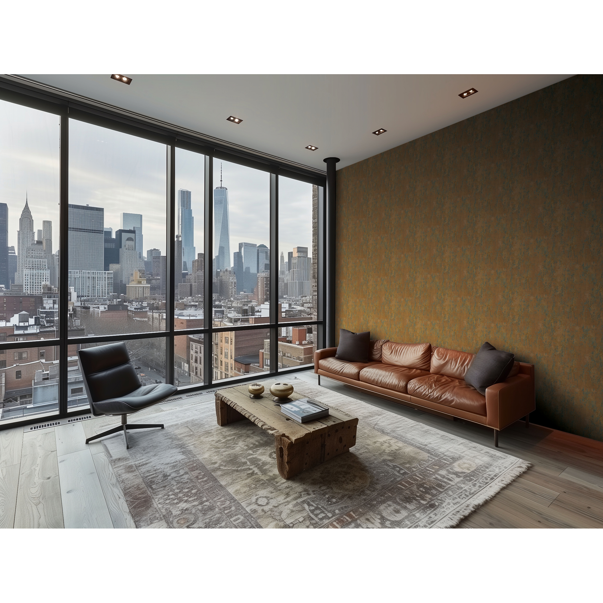 Vliestapete 'Hot Spots Beton' braun 10,05 x 0,53 m