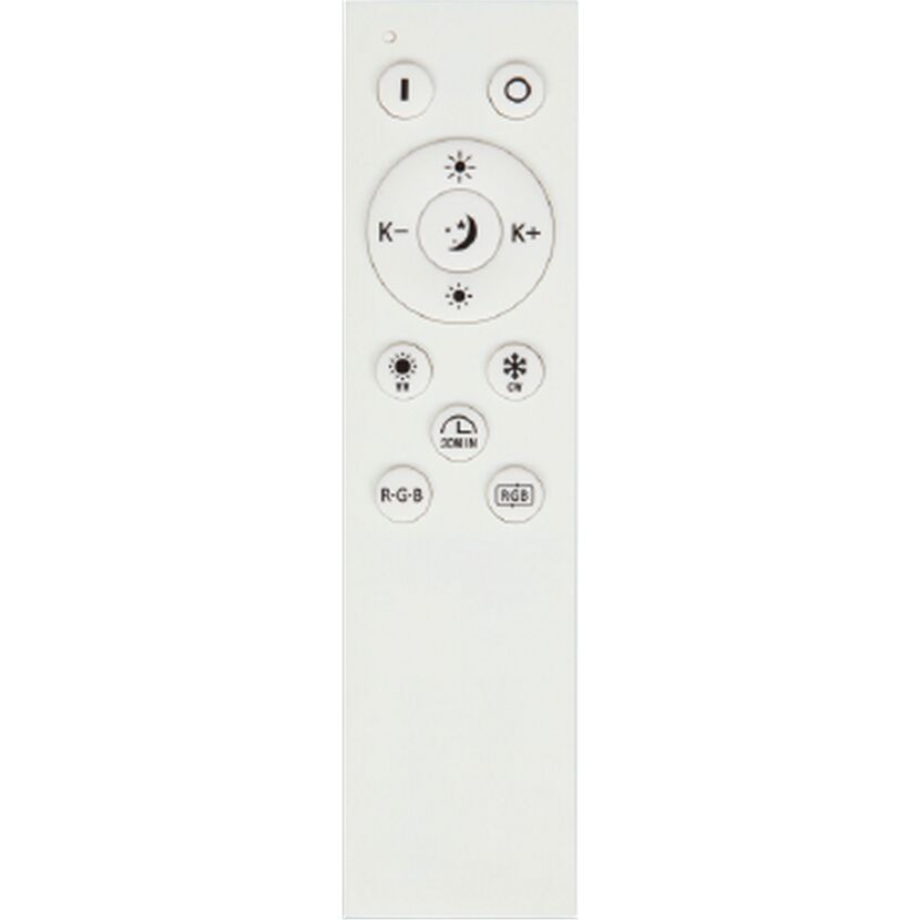 LED-Panel 'Elli' dimmbar 24 W 2490 lm RGB - tunable white 44,5 x 6,1 x 44,5 cm