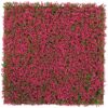 Pinkes Wandpaneel aus Kunstgras