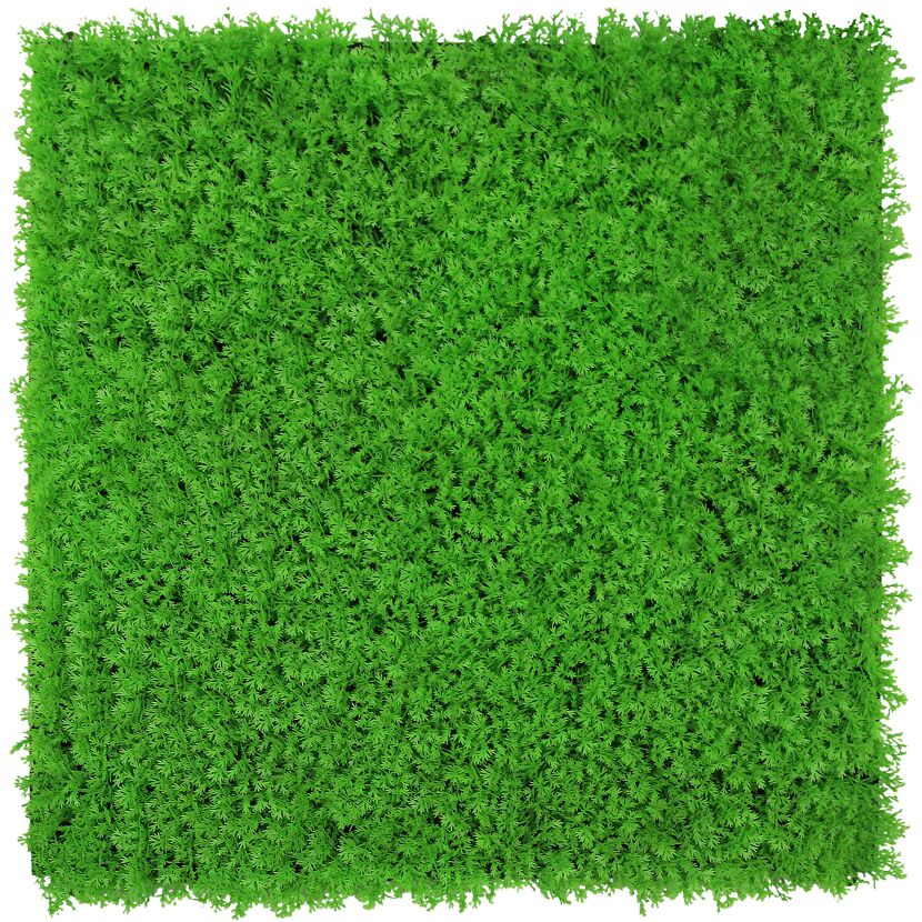 Grüne Kunstpflanzen-Wand