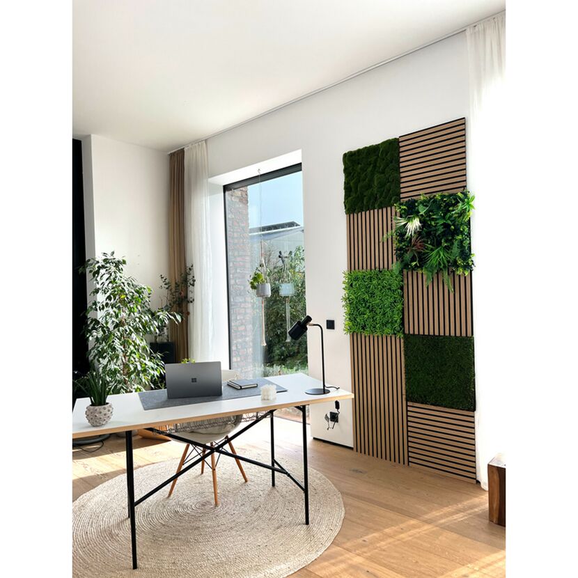 Vertikaler Garten im Büro