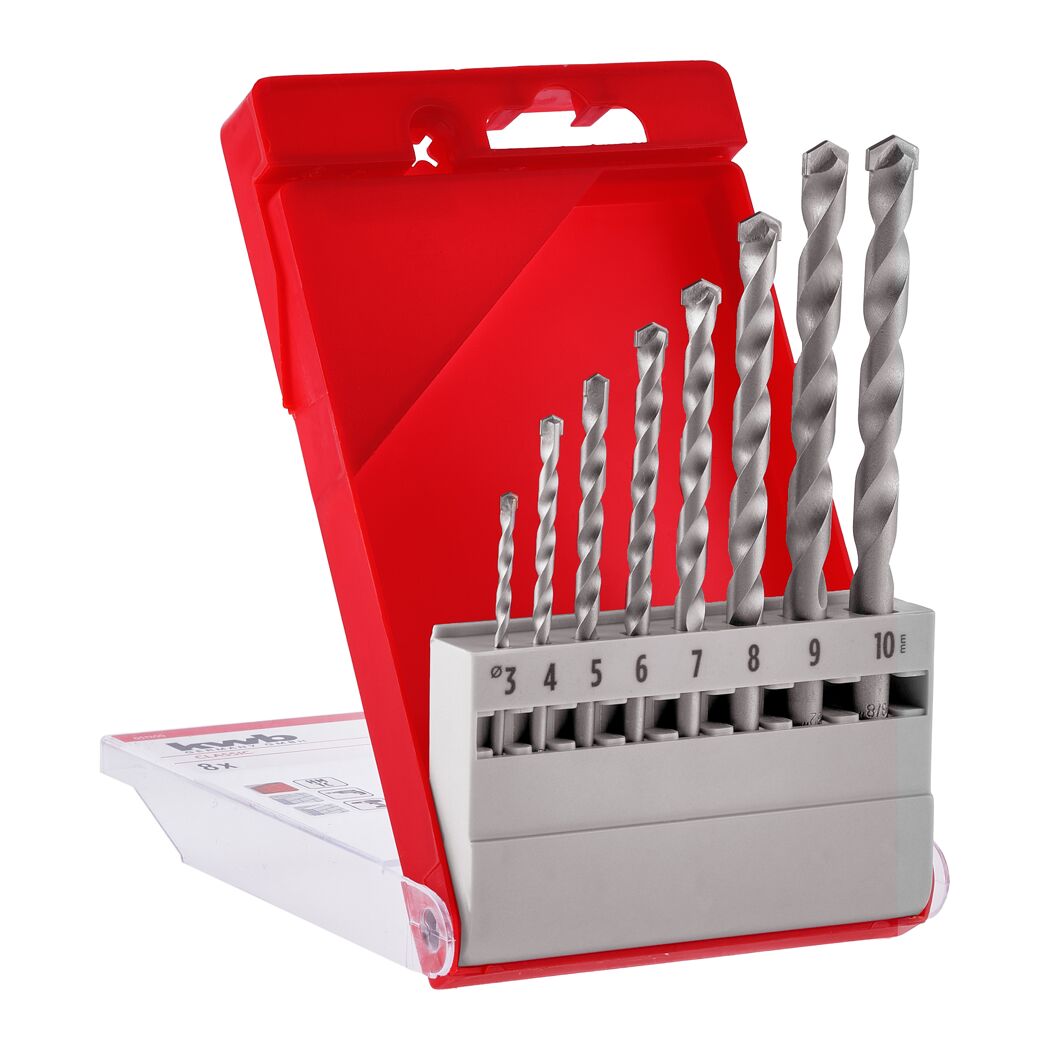 Steinbohrer-Set 'Classic' Ø 3-10 mm 8-teilig