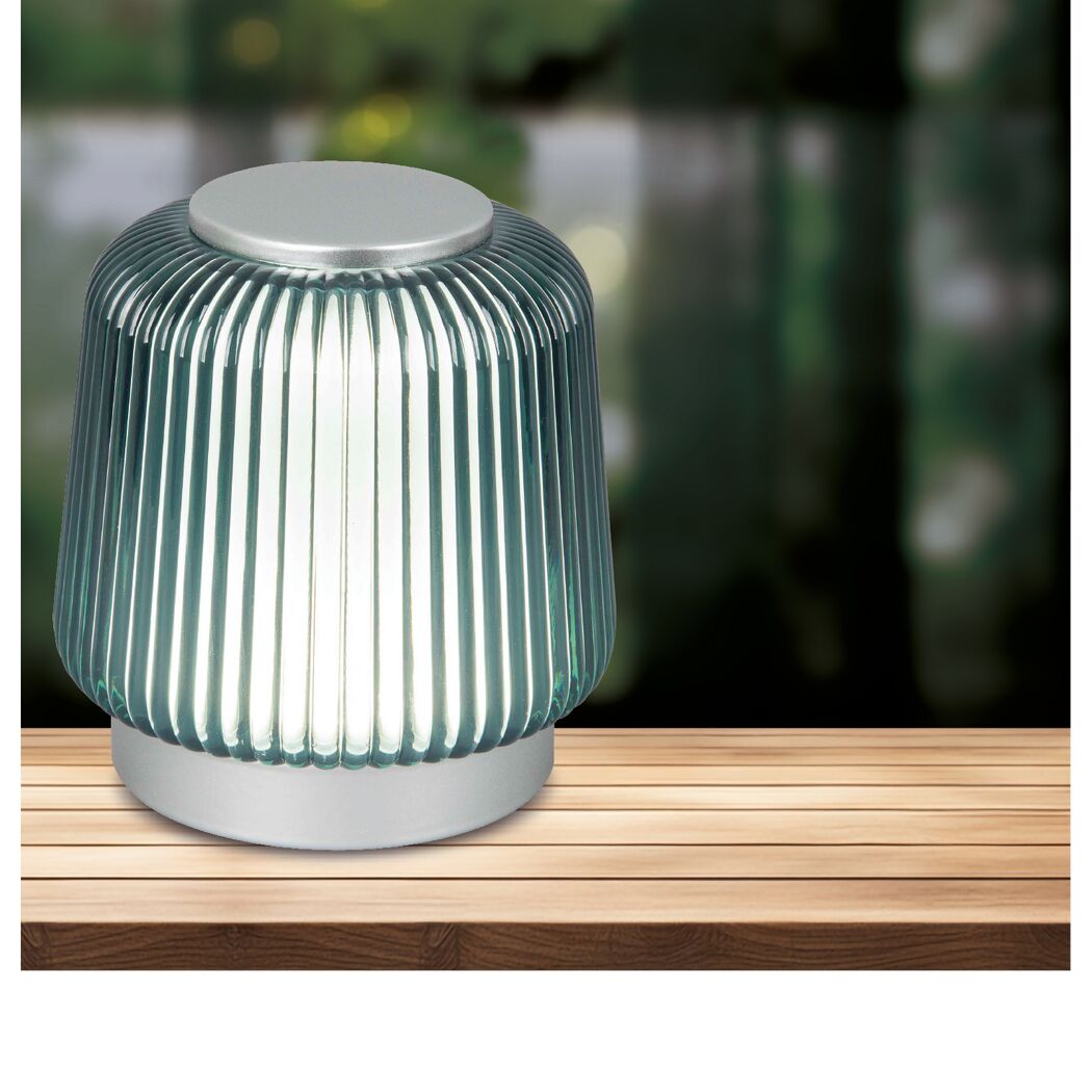 LED-Tischlampe 'Theo' dimmbar 5 W warmweiß bis tageslichtweiß Ø 11,5 x 11,9 cm