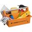 Tragekasten 'McPlus Carry' orange mit Aufdruck 'Hobbyheimwerker' 39,5 x 21 x 21,5 cm