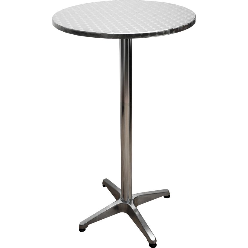 Stehtisch 'Bistro' Stahl/Aluminium Ø 60 x 70 cm