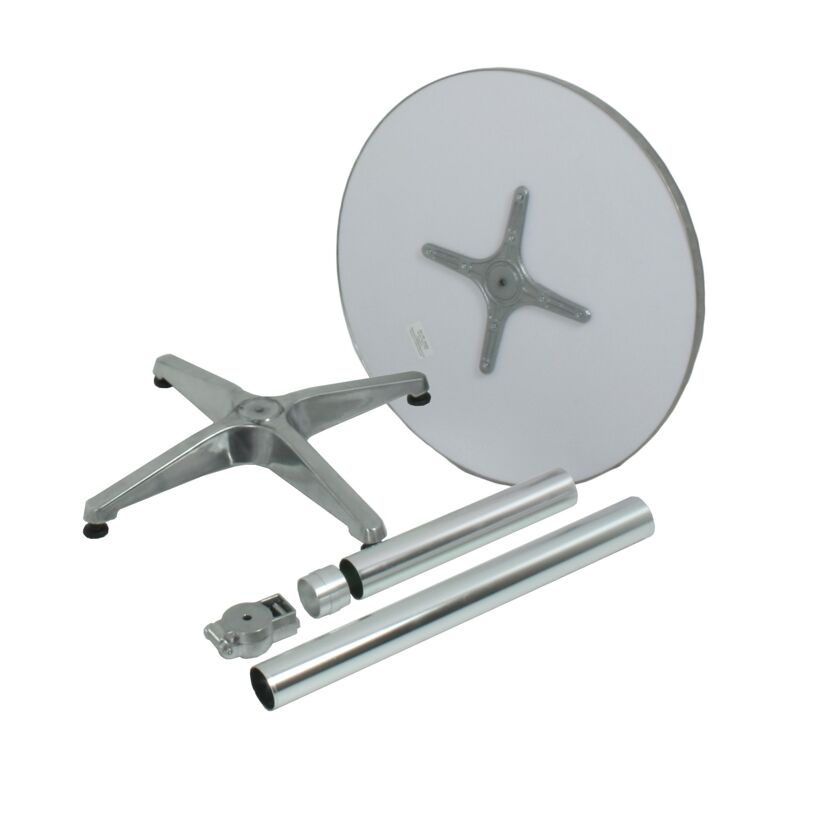 Stehtisch 'Bistro' Stahl/Aluminium Ø 60 x 70 cm
