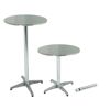 Stehtisch 'Bistro' Stahl/Aluminium Ø 60 x 70 cm