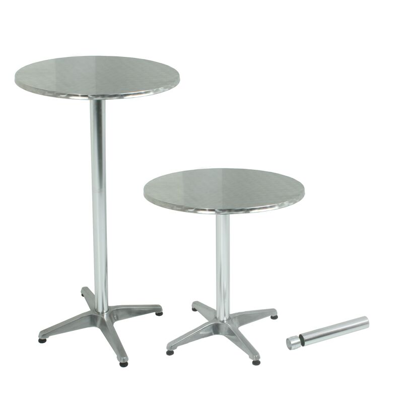 Stehtisch 'Bistro' Stahl/Aluminium Ø 60 x 70 cm