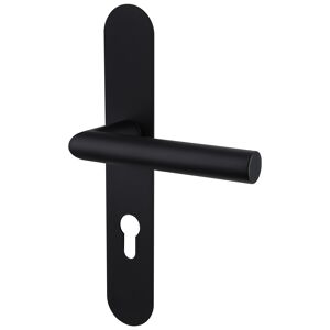 Langschildgarnitur 'Simply Stick' Edelstahl schwarz matt Profilzylinder