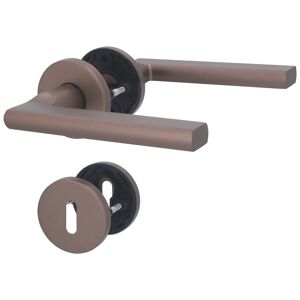 Rosettengarnitur 'Betty 1' Aluminium braun Buntbart