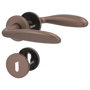 Rosettengarnitur 'Betty 2' Aluminium braun Buntbart