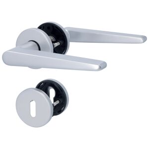 Rosettengarnitur 'Betty 3' Aluminium silbern Buntbart