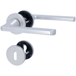 Rosettengarnitur 'Betty 4' Aluminium silbern Buntbart