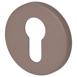 Rosette 'Betty' Profilzylinder Aluminium braun 2 Stk.