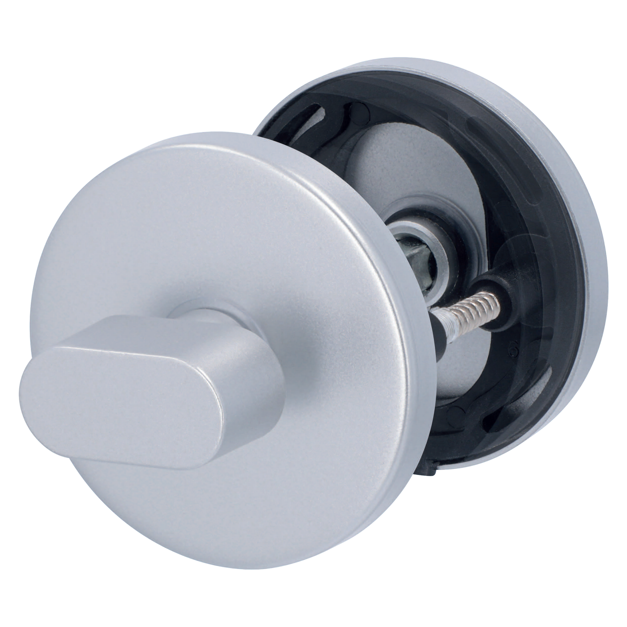 WC-Riegel 'Betty' Aluminium silbern