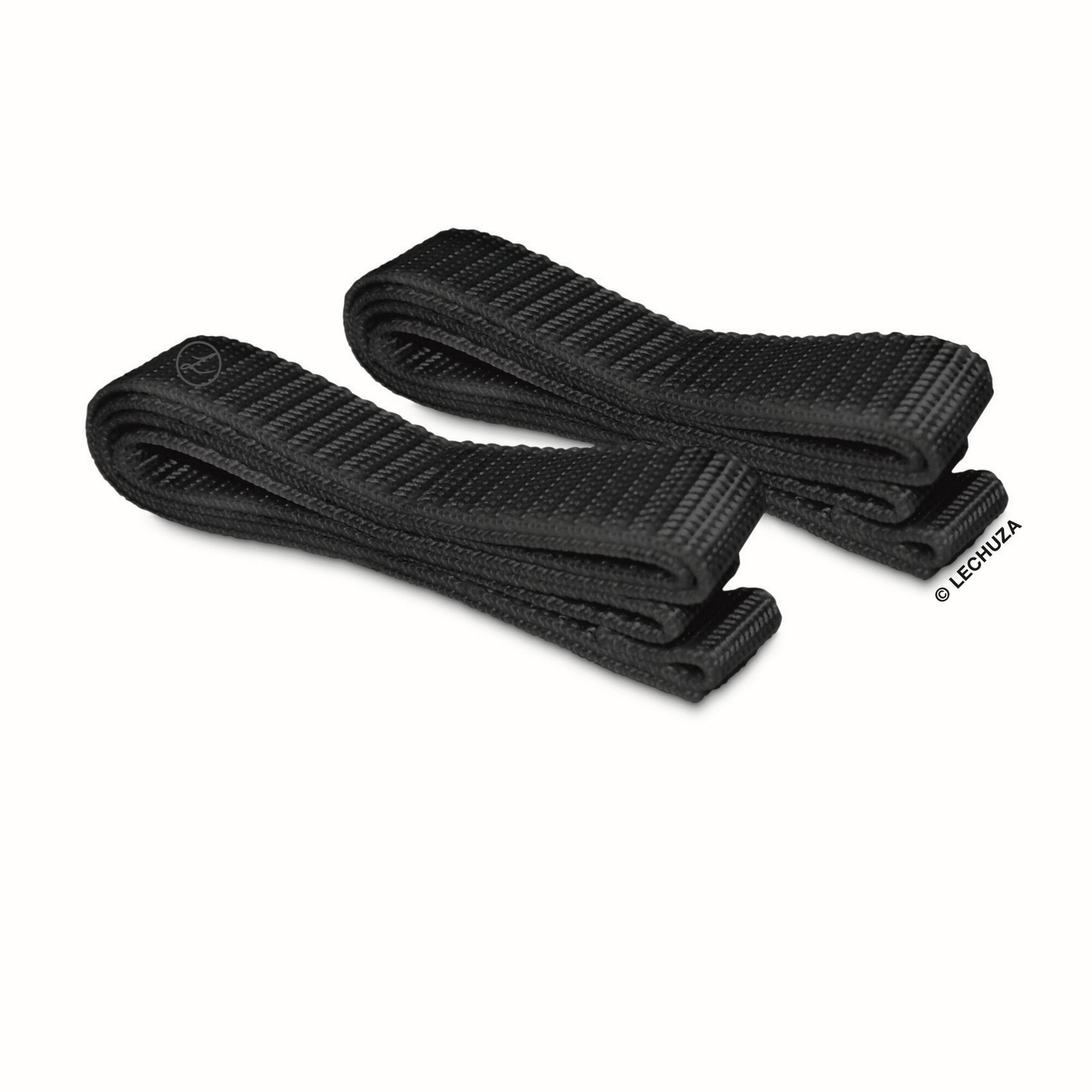 Zwei schwarze Gurtbänder