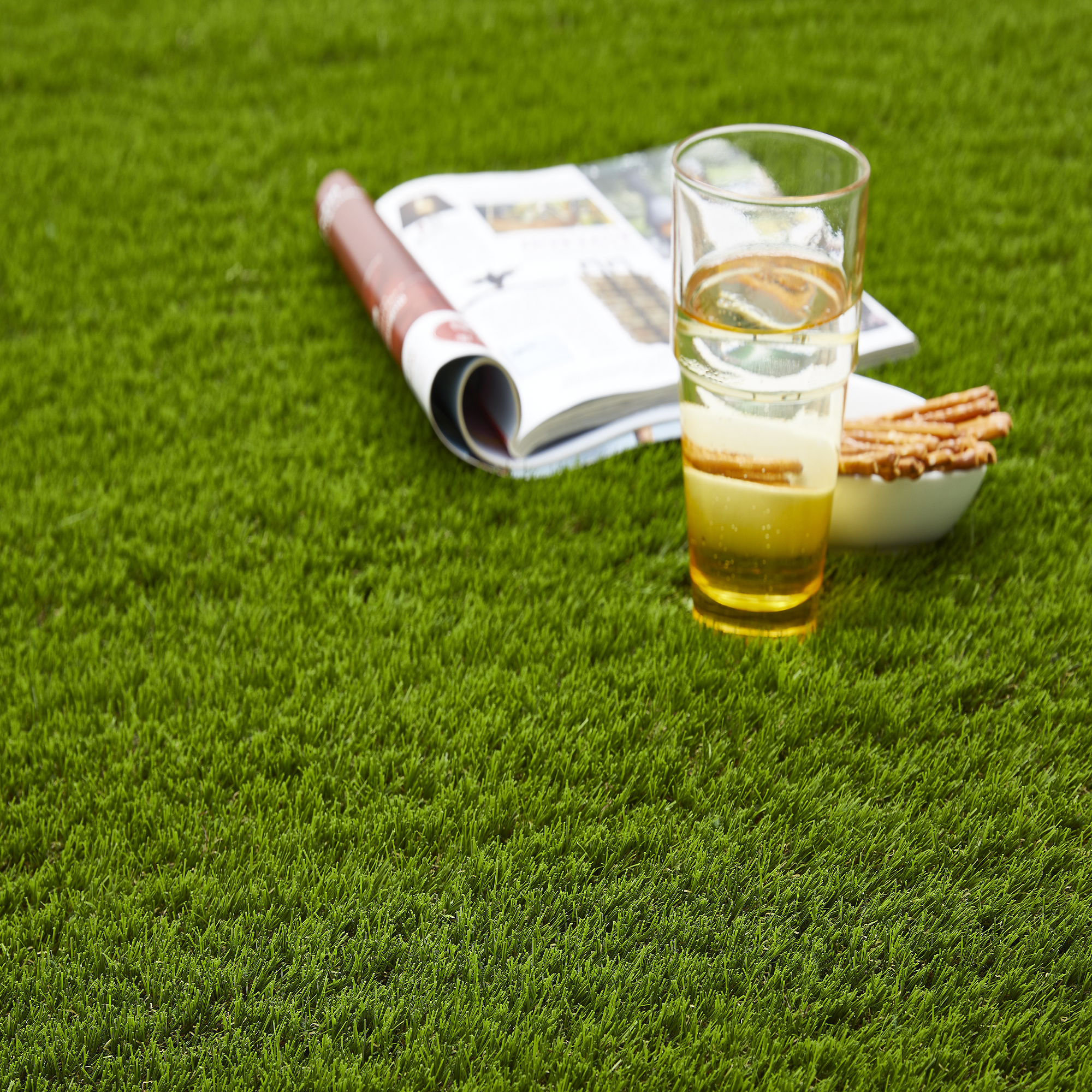 Kunstrasen 'Teneriffa' grün 400 cm Meterware