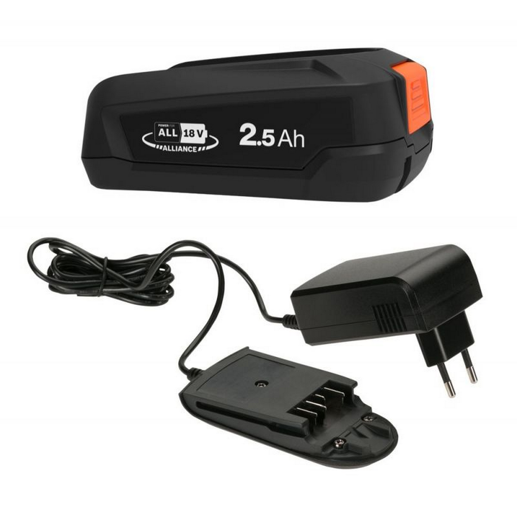 Akku-Set 'Power for All PBA 18V/45' 2,5 Ah mit Ladegerät