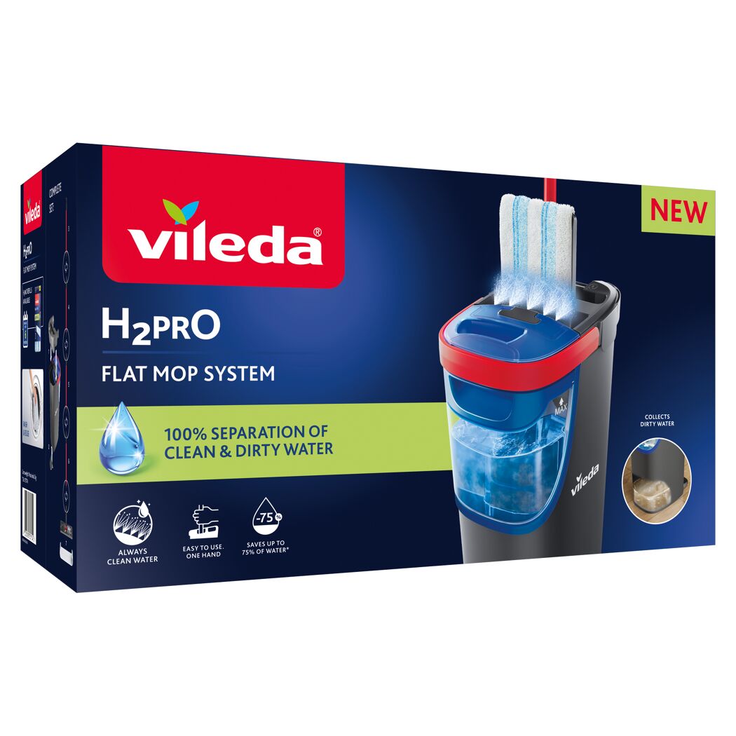 Bodenwischer-Set 'H2PRO' 4-teilig