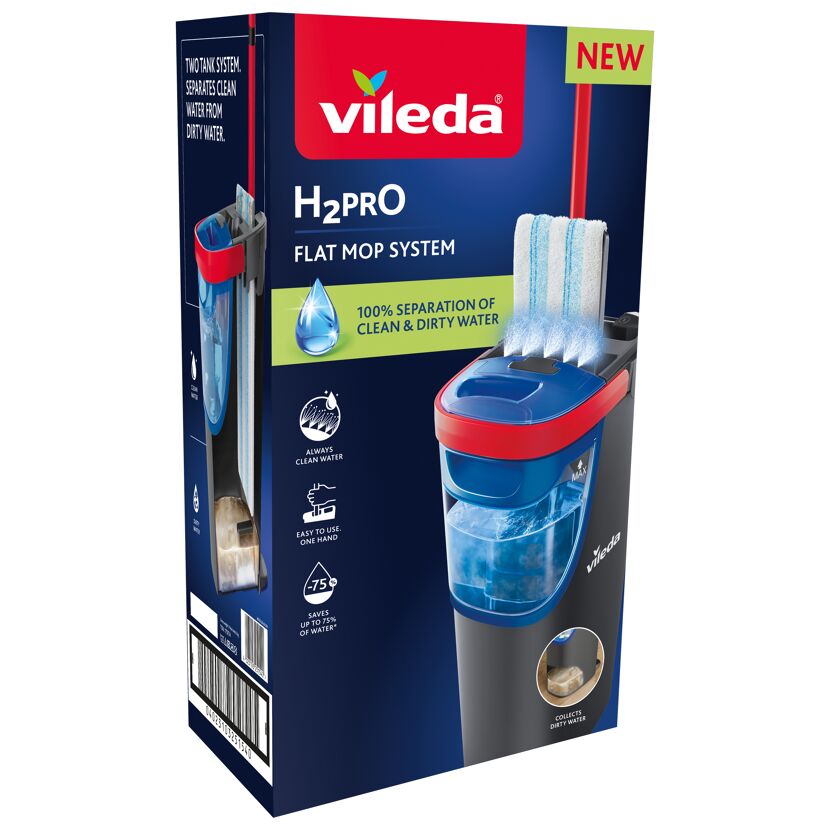 Bodenwischer-Set 'H2PRO' 4-teilig