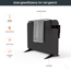 Infrarotheizung 'Smart Dual' schwarz 450 W