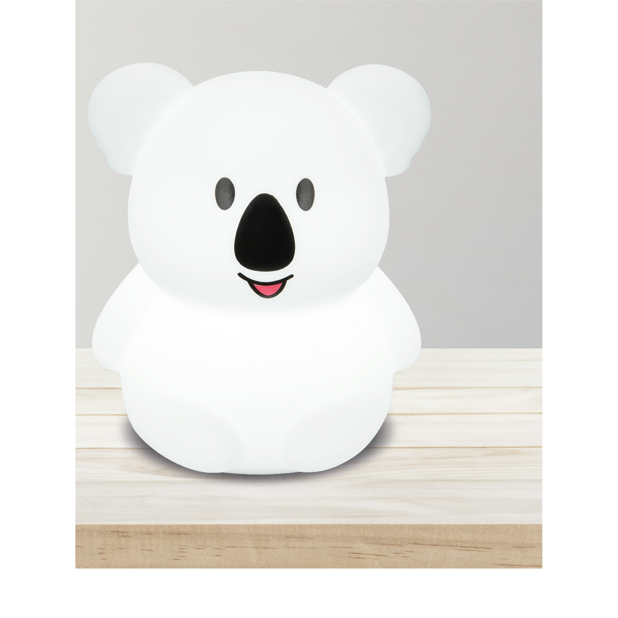 Akku-LED-Nachtlicht 'Koala' weiß 12,5 cm, mit Farbwechsler