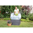 Hochbeet 'Ergo Quadro TurboPlus M 85 Wood' anthrazit 80 x 85 x 60 cm