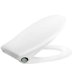 WC-Sitz 'Memphis' mit Absenkautomatik und LED-Orientierungslicht weiß Duroplast