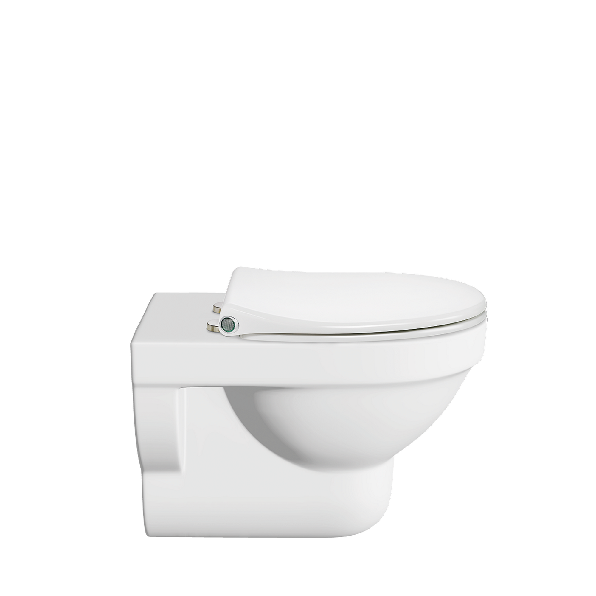 WC-Sitz 'Memphis' mit Absenkautomatik und LED-Orientierungslicht weiß Duroplast