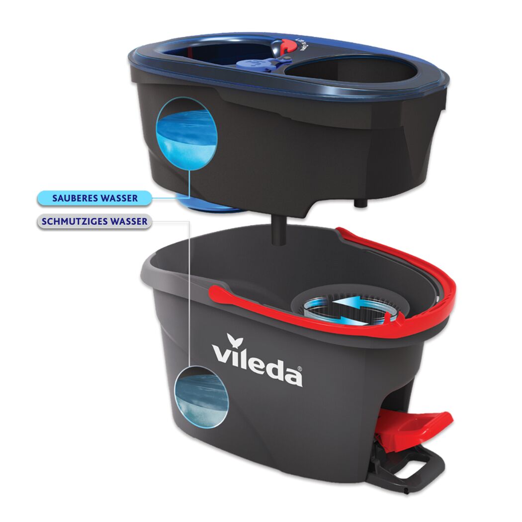 Bodenwischer-Set 'H2PrO Spin Mop' 3-teilig