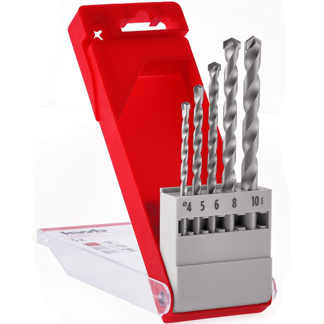 Steinbohrer-Set Ø 4–10 mm 5-teilig