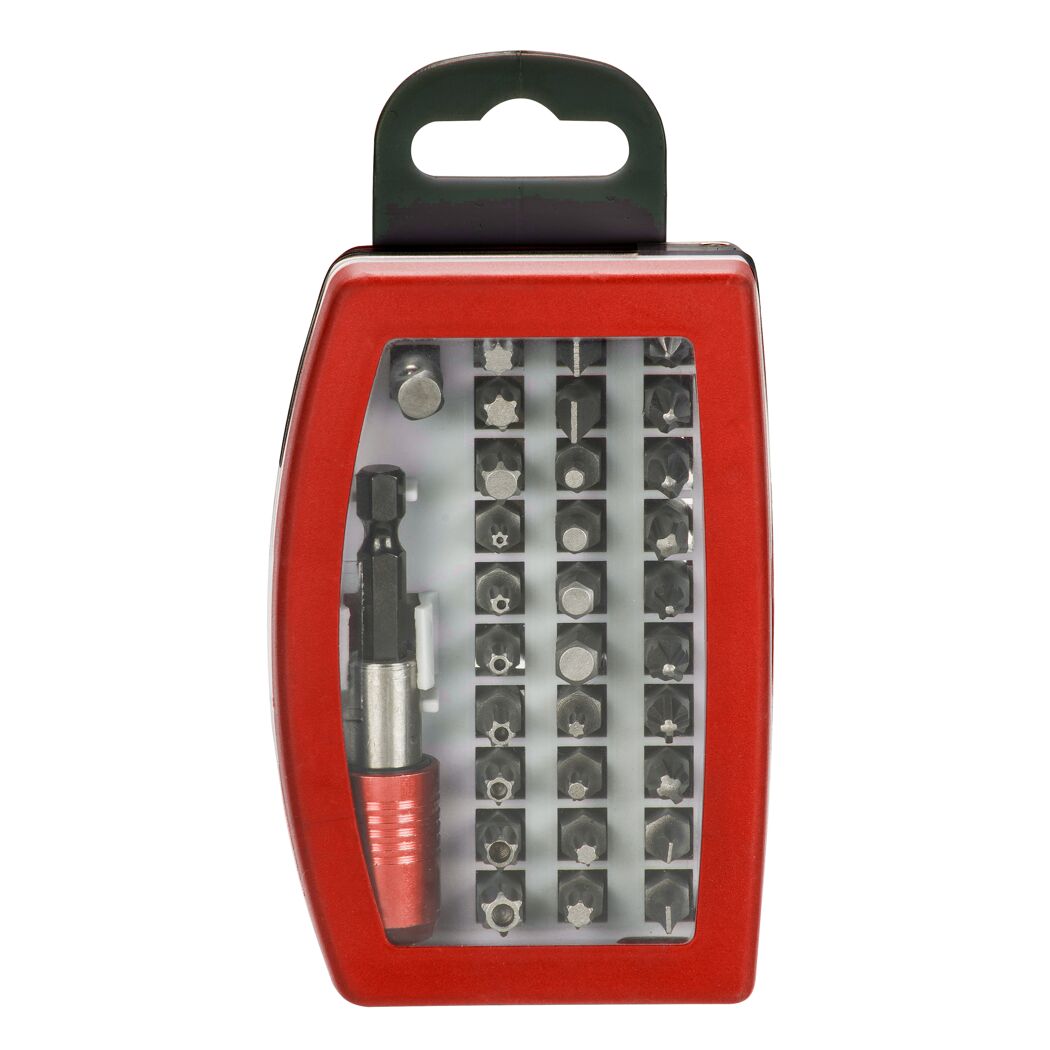 Bit-Set mit Gürtelclip-Box 25 mm 32 Stück
