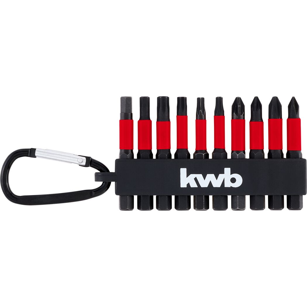 Bit-Set 'Impact' mit Karabiner-Pocket 10-teilig