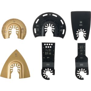 Multitool-Set mit Open-Back-Aufnahme 6-teilig