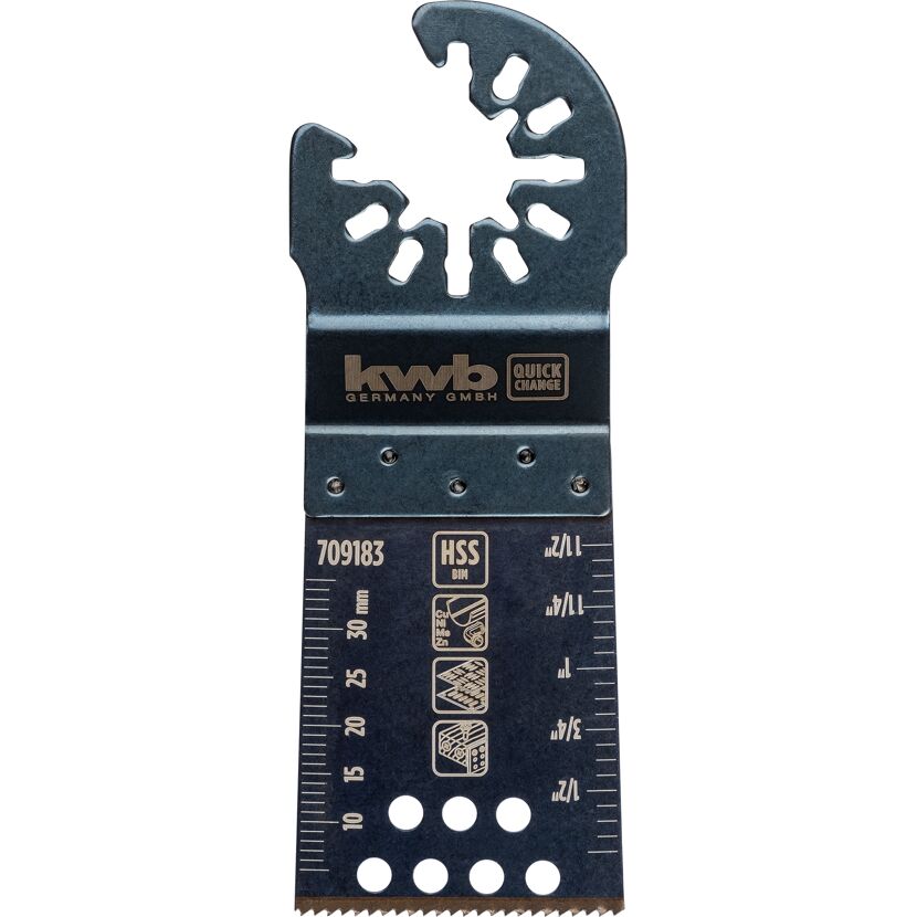 Tauchsägeblatt HSS/BIM für Metall und Holz 34 x 40 mm