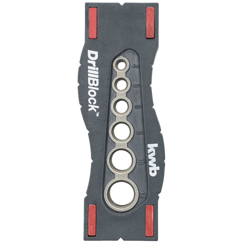 Bohrlehre 'DrillBlock' für Ø 4-12 mm