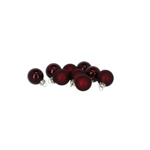Christbaumschmuck bordeauxfarben Ø 3 cm 24 Stück