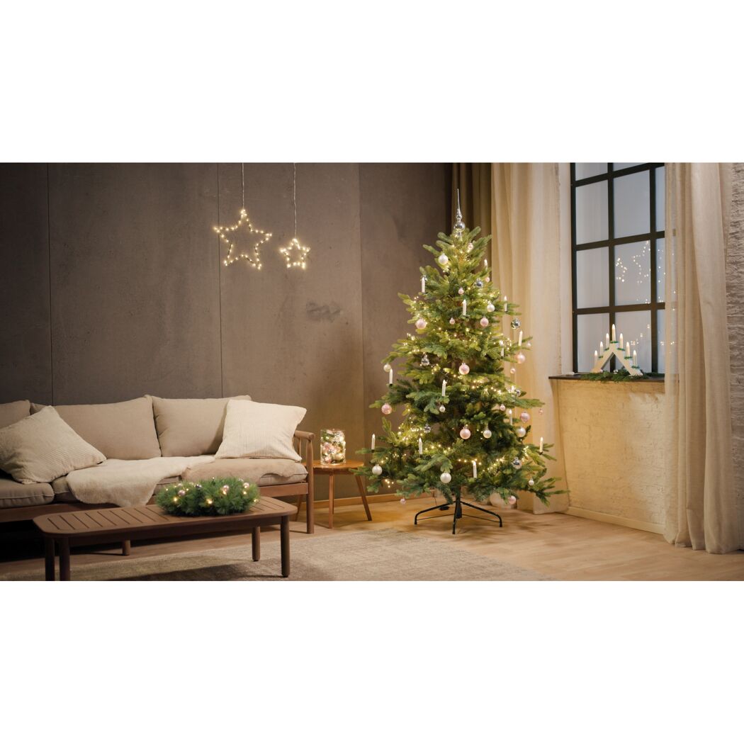 Christbaumschmuck rosé Ø 5,7 cm 24 Stück