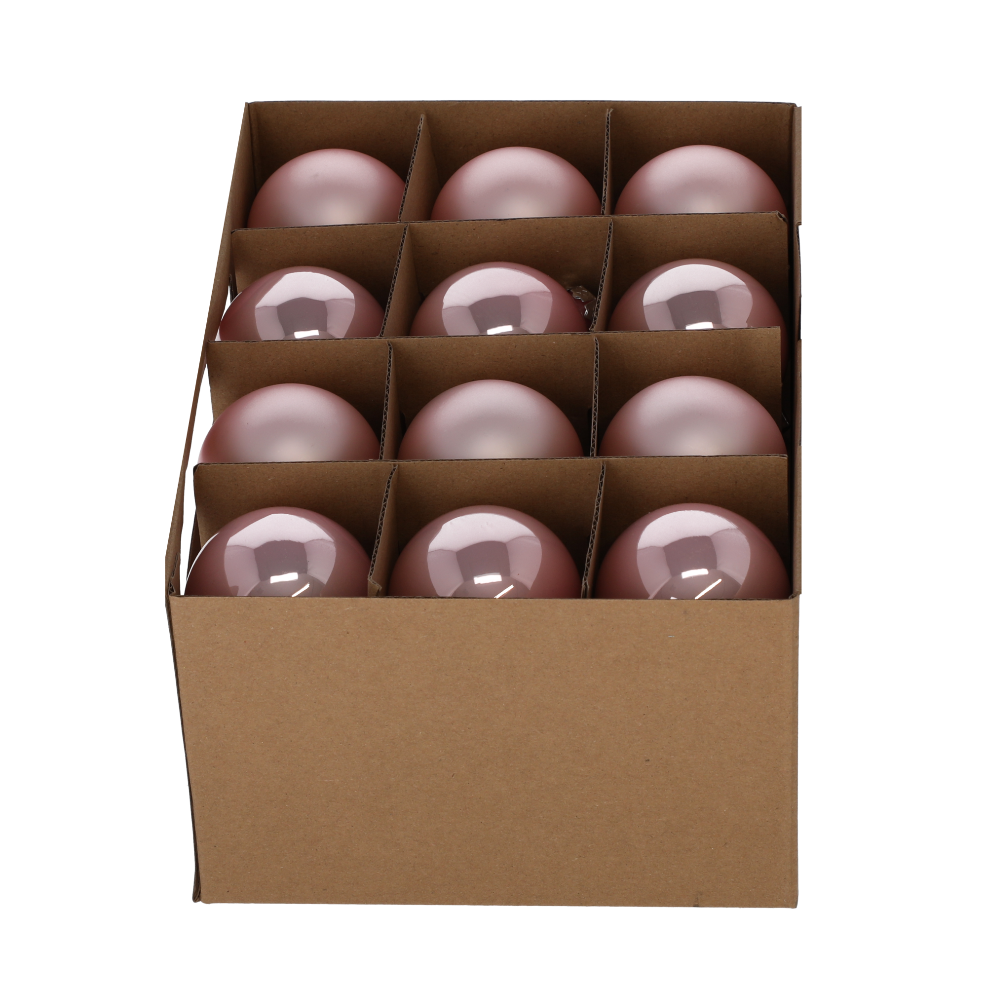 Christbaumschmuck rosé Ø 5,7 cm 24 Stück