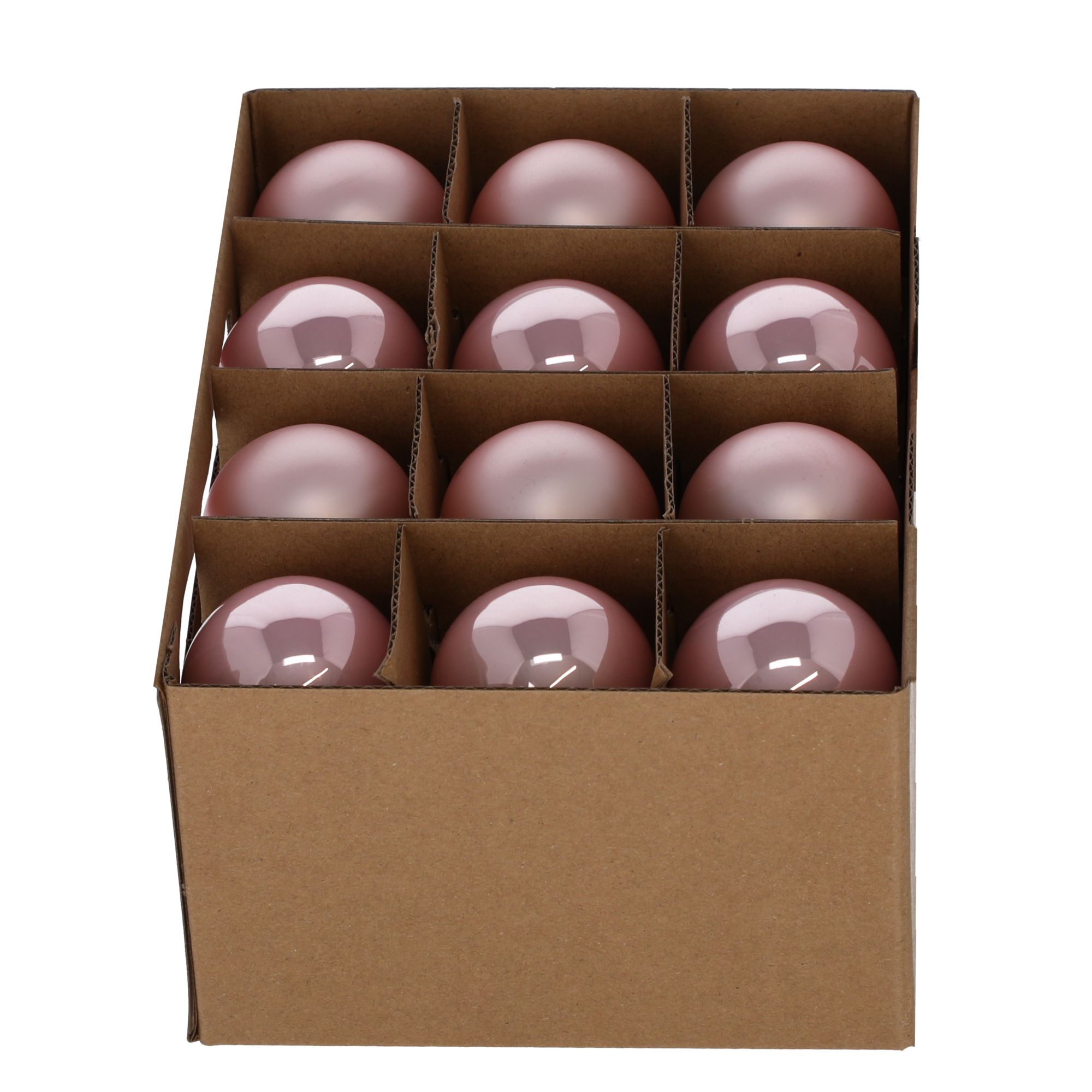 Christbaumschmuck rosé Ø 4,5 cm 24 Stück