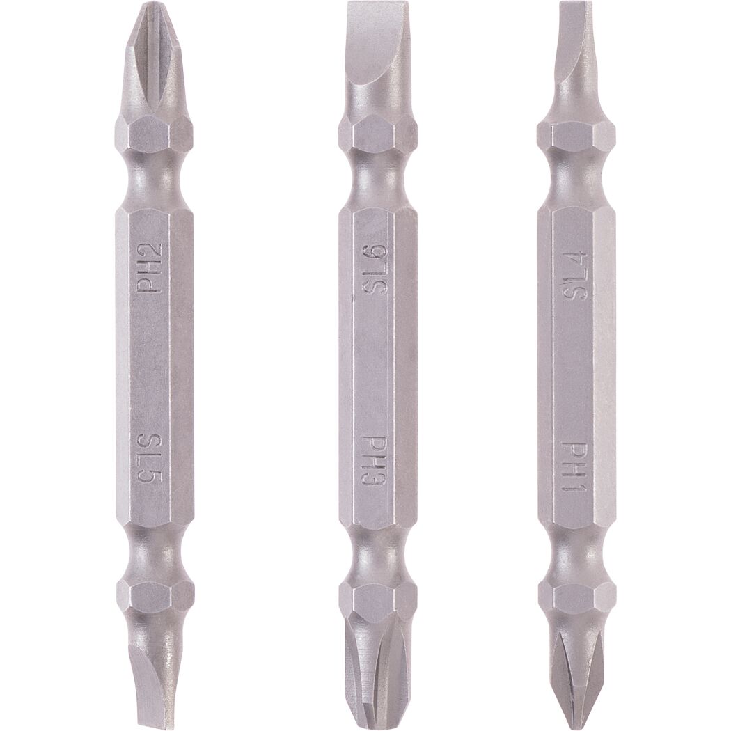 Doppel-Bit-Set PH/SL 65 mm 3-teilig