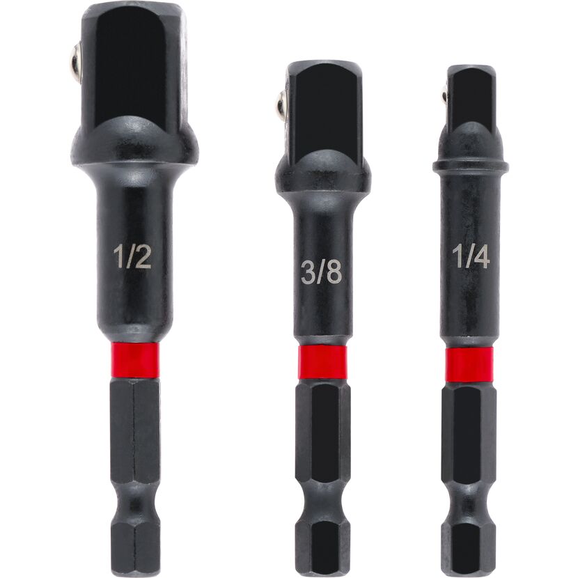 Steckschlüssel-Adapter 'Impact' 1/4" / 3/8“ / 1/2“, 3-teilig