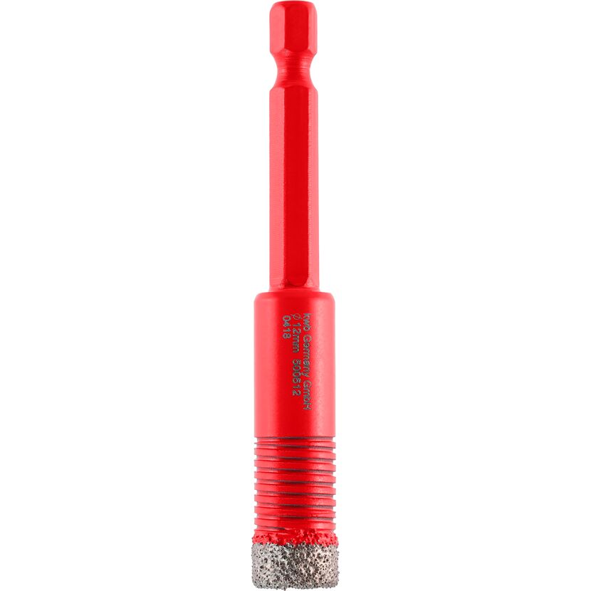 Diamant-Fliesenbohrer mit Kühlgel 1/4" E 6.3 Ø 12 mm