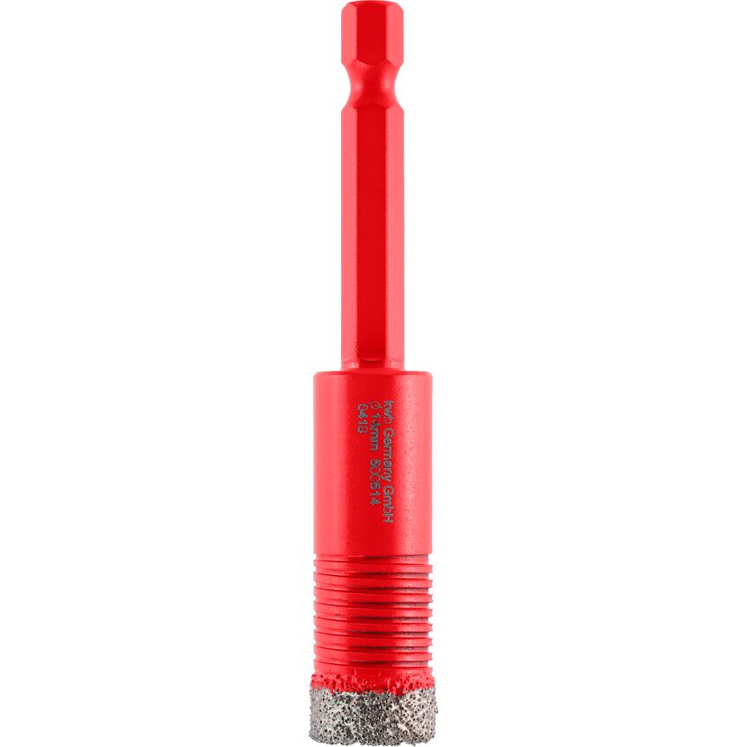 Diamant-Fliesenbohrer mit Kühlgel 1/4" E 6.3 Ø 14 mm