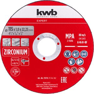 Inox-Gewebetrennscheiben-Set für Metall Ø 115 x 1 mm 10-teilig